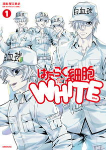 Cover of はたらく細胞ＷＨＩＴＥ volume 1.